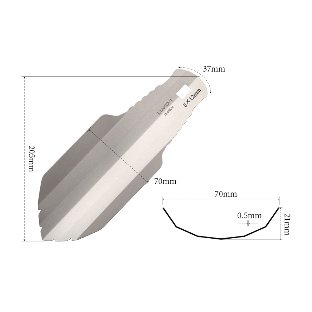 Lixada Titanium Garden Hand Sh - Garden Hand Trowel ulasan dan harga