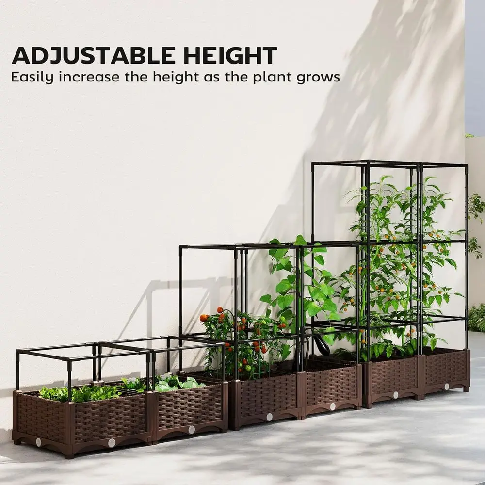 Elevated Garden Bed with Trell - Self-Watering Planter ulasan dan harga