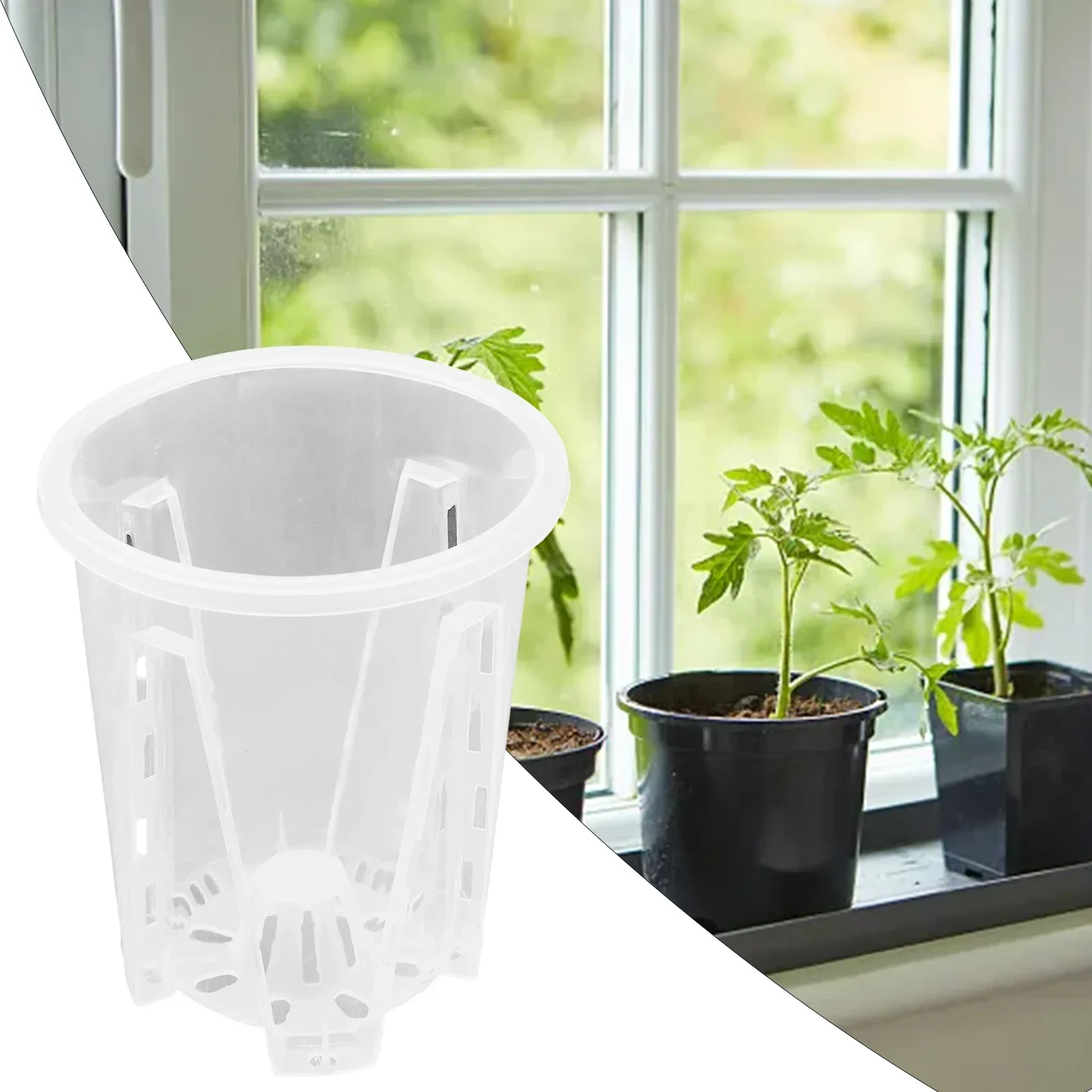Plastic Orchid Pot With Bottom - Orchid Potting Mix ulasan dan harga