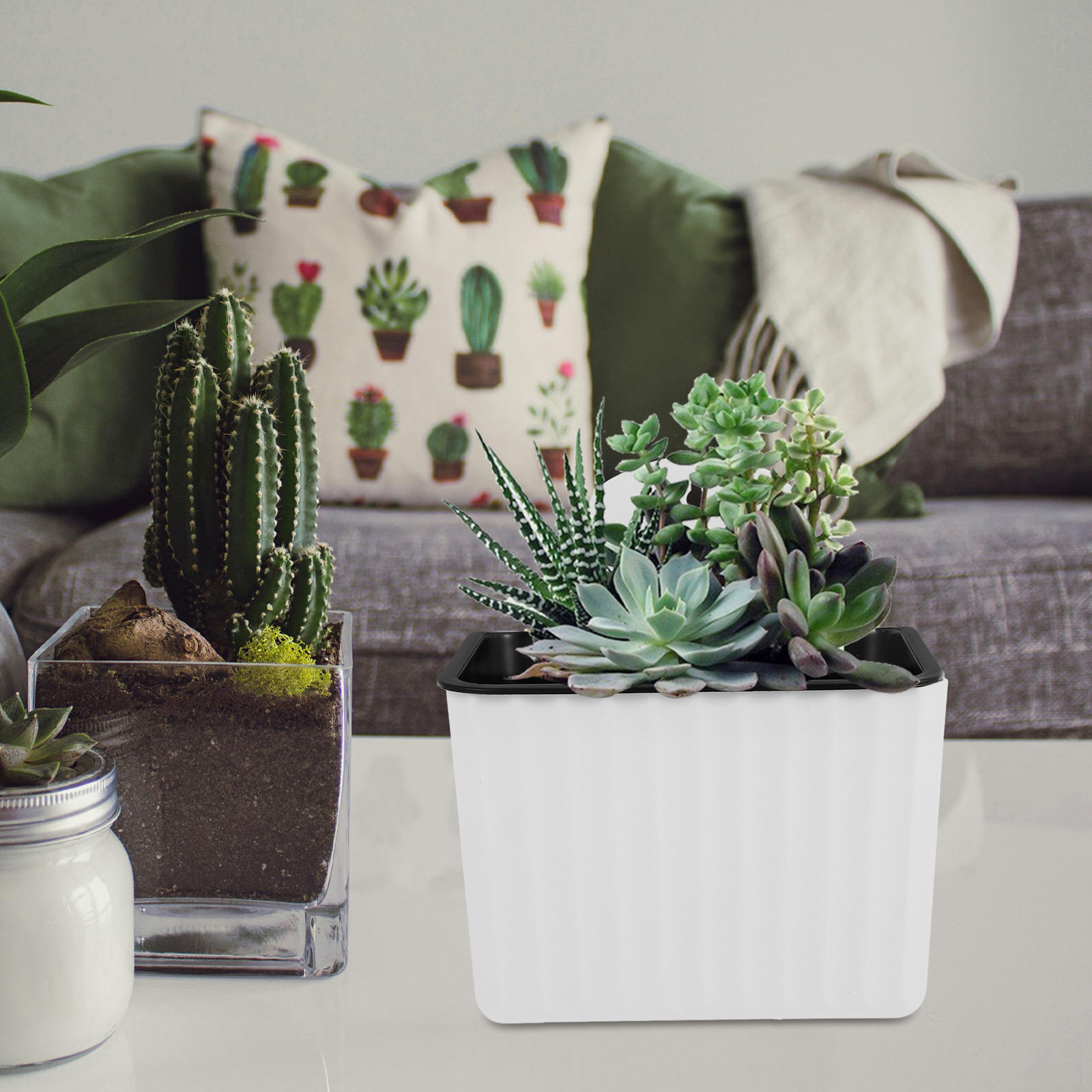 2Pcs Self Watering Flower Pots - Self-Watering Planter ulasan dan harga