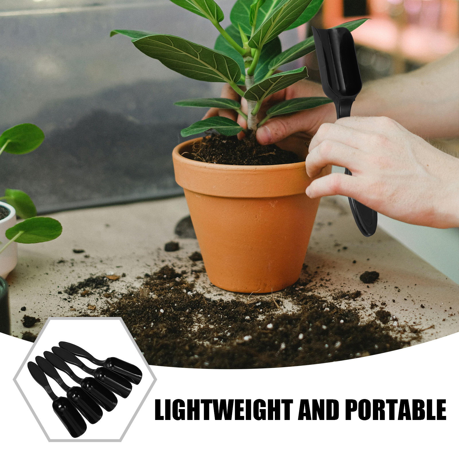20Pcs Mini Plastic Shovel Ergo - Garden Hand Trowel ulasan dan harga