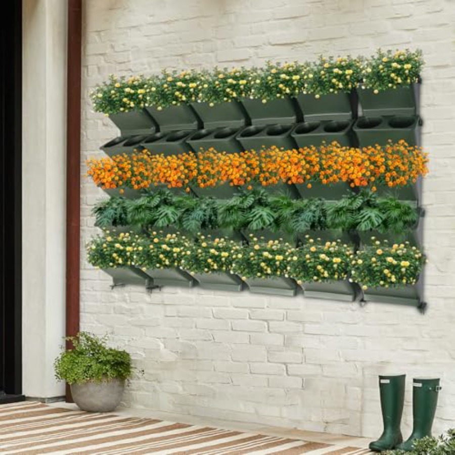 Vertical Wall Planter For Balc - Self-Watering Planter ulasan dan harga