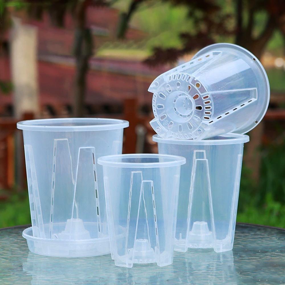 5PCS/Kit Clear Plastic Orchid  - Orchid Potting Mix ulasan dan harga