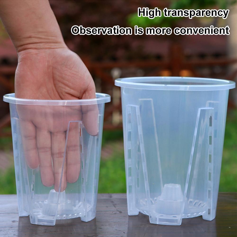 5PCS/Kit Clear Plastic Orchid  - Orchid Potting Mix ulasan dan harga