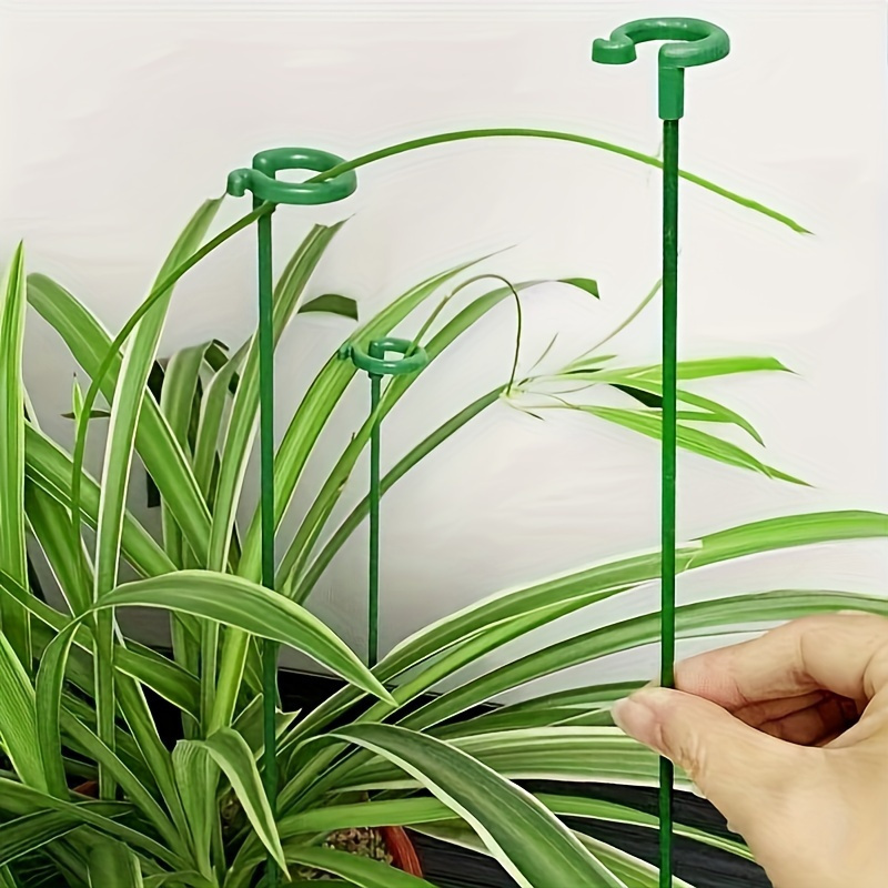 6Pcs Green Plastic Plant Suppo - Orchid Potting Mix ulasan dan harga