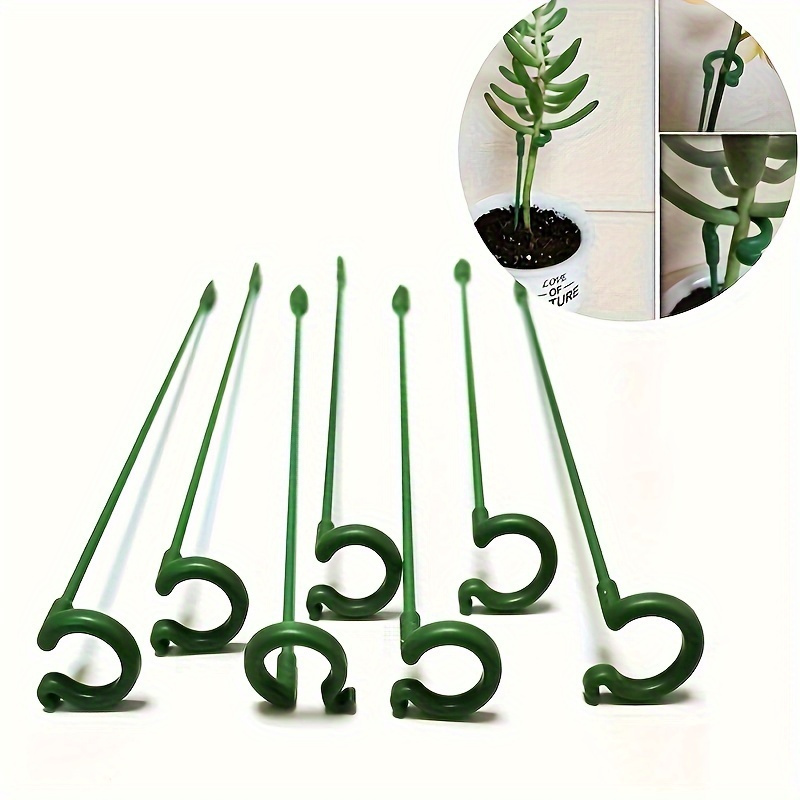 6Pcs Green Plastic Plant Suppo - Orchid Potting Mix ulasan dan harga